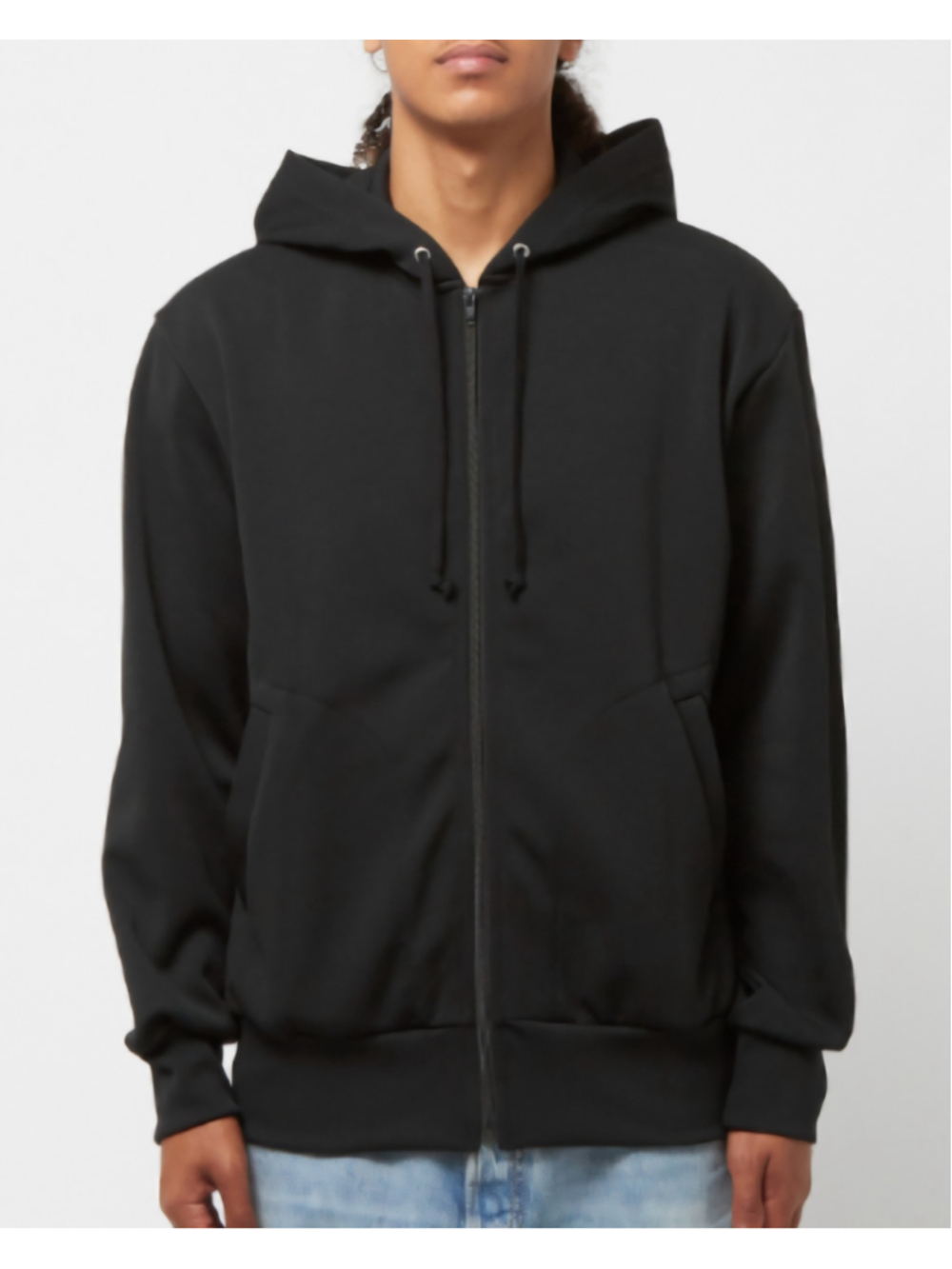 Men's Comme des Garçons PLAY Zip-Up Hoodie Black Size L